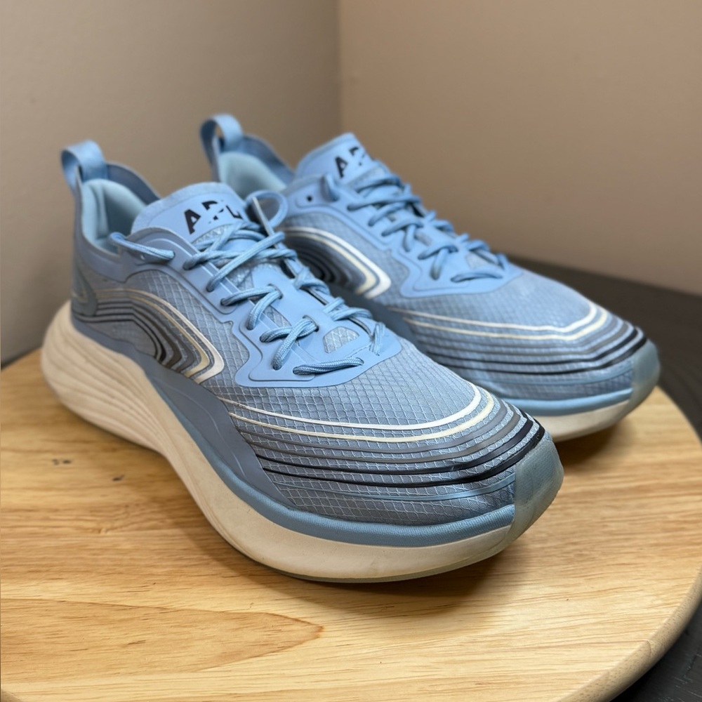 APL Blue and White Athletic Shoes
